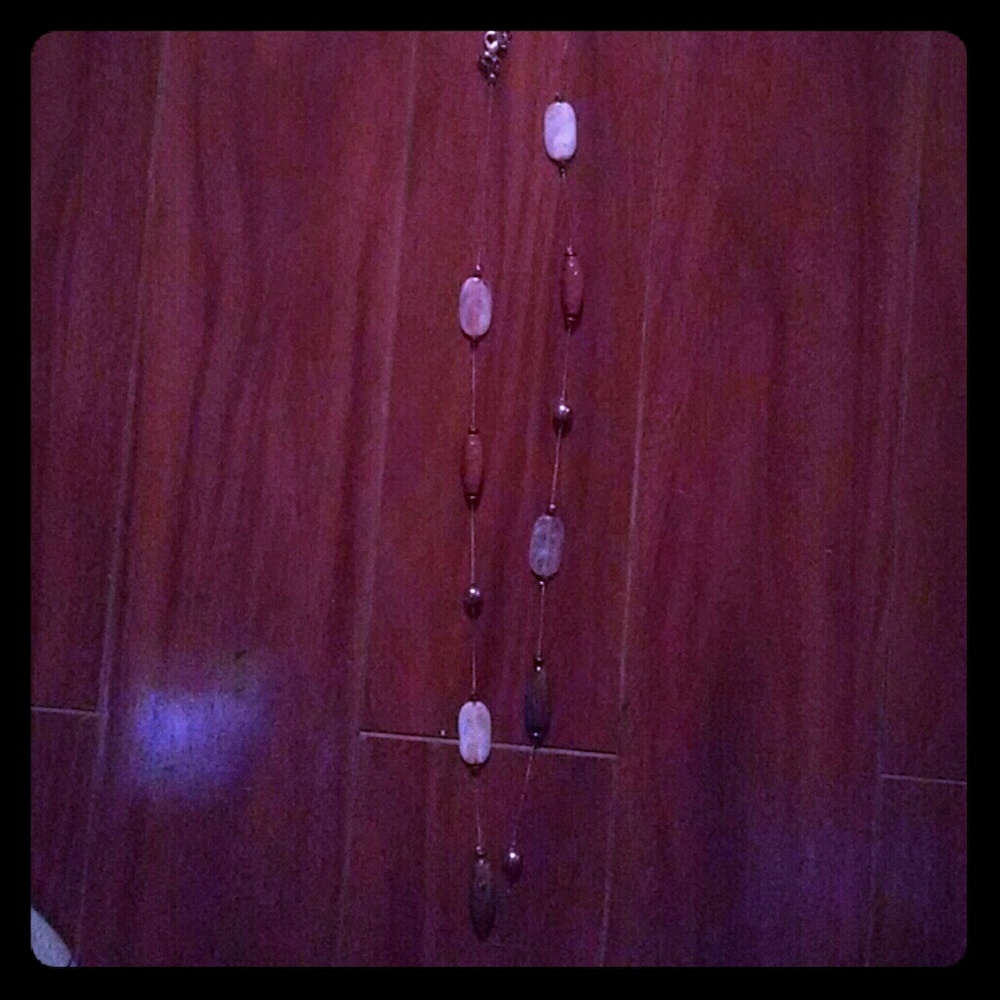 Spaced out beaded necklace